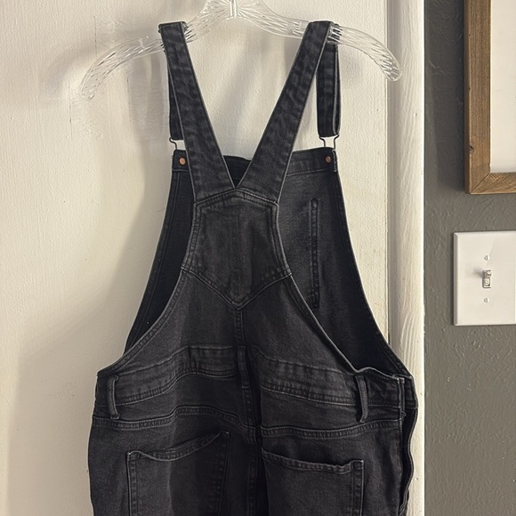 Black Denim Women's Jumpsuit - Picture 5 of 6